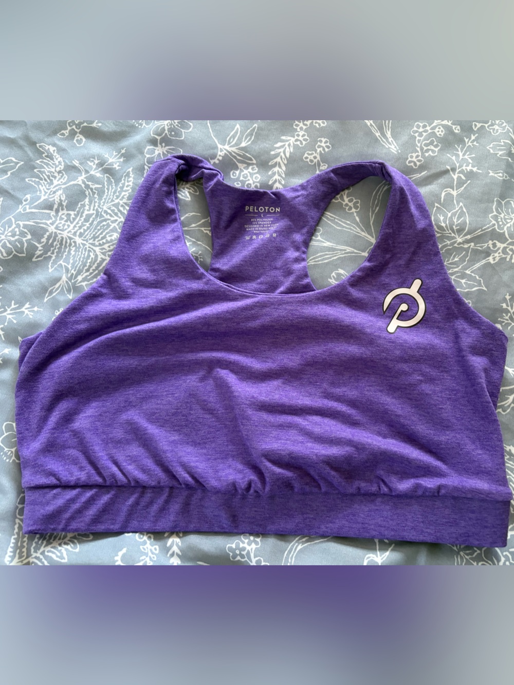 Peloton Kids Purple Sports Bra-Style Top
